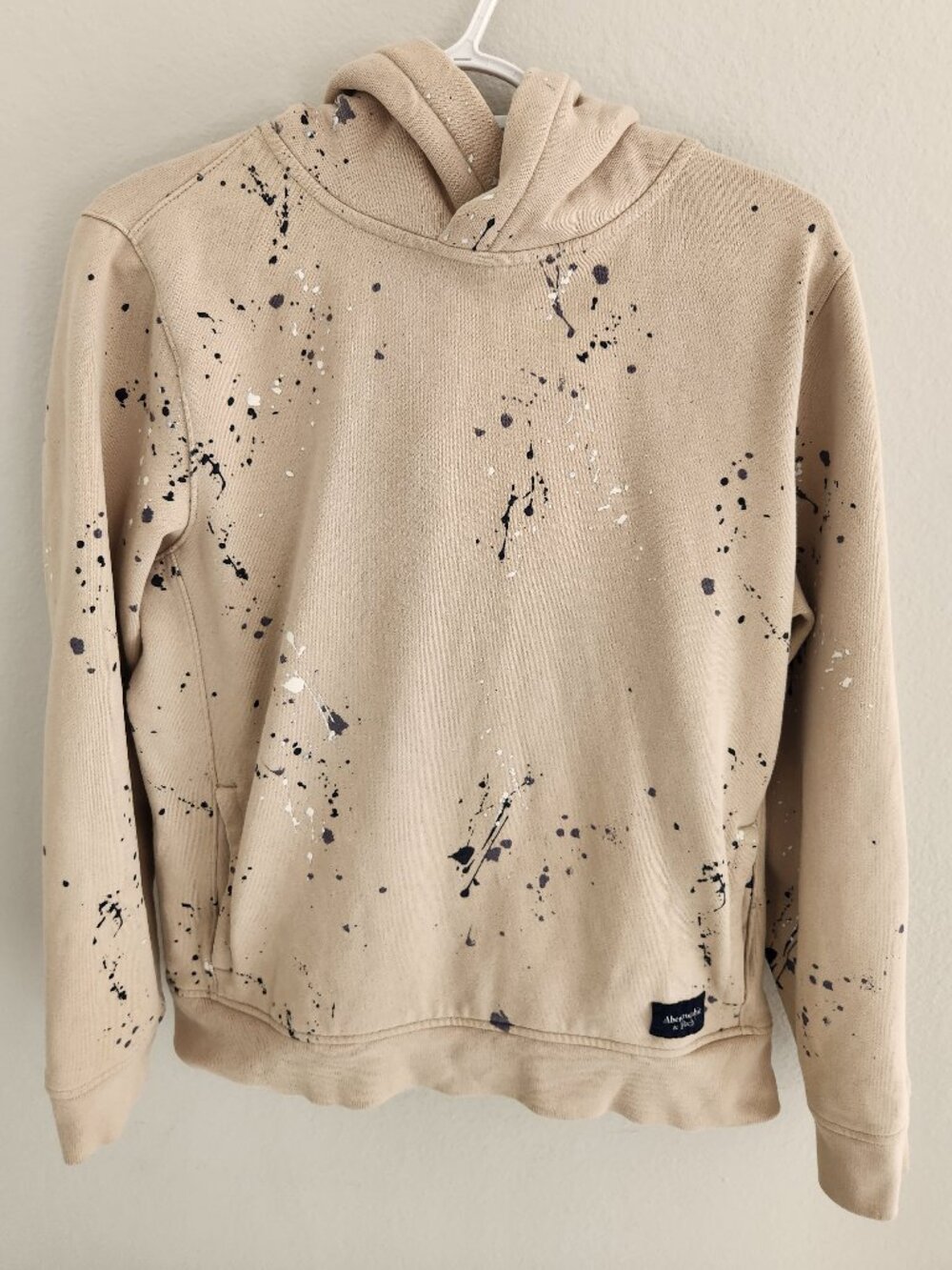 ABERCROMBIE & FITCH Paint Splatter Pullover hoodie women's Size M
